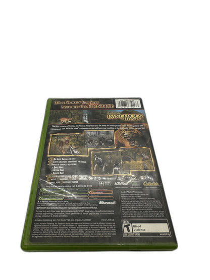 Microsoft Xbox Og Cabelas Dangerous Hunts Tested