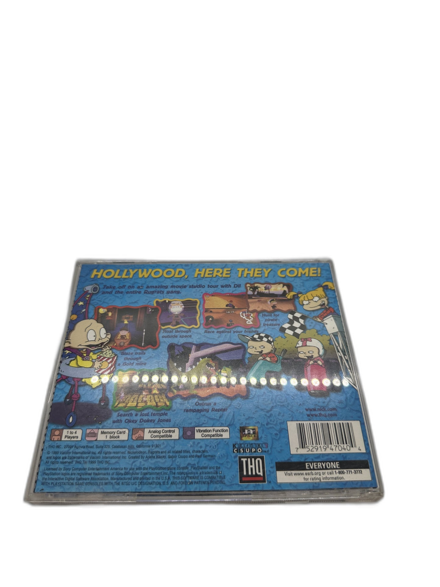 Sony PS1 Rugrats Studio Tour CIB Tested
