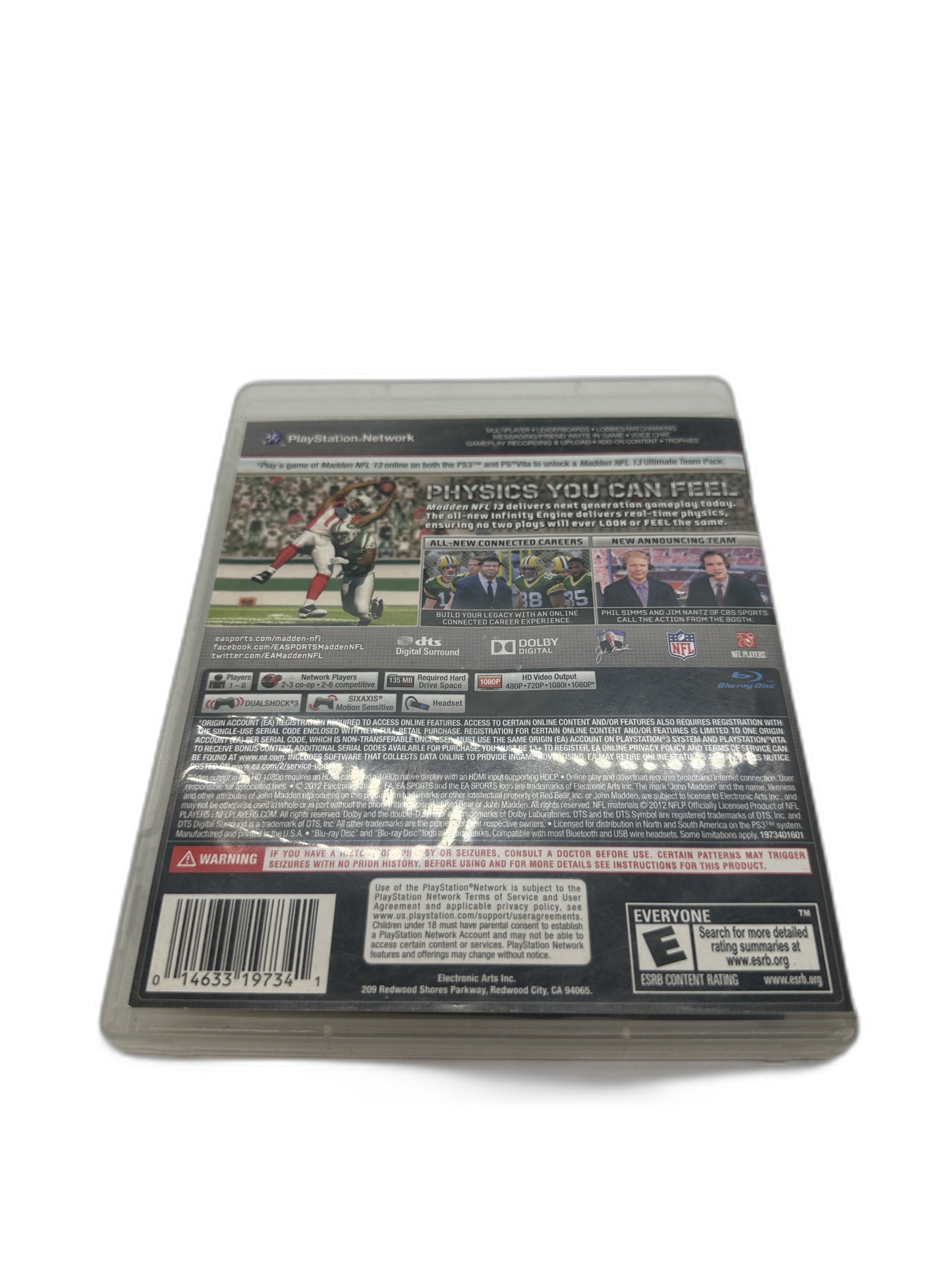 Sony PS3 Madden 13 Tested