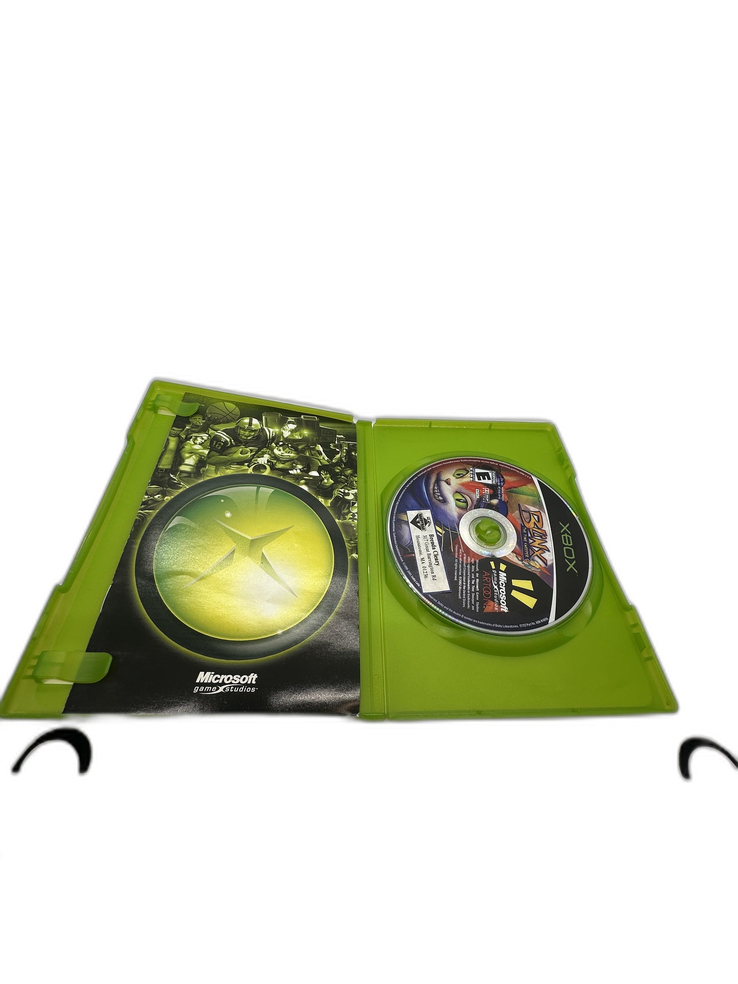 Microsoft Xbox Og Blinx Time Sweeper CIB Tested