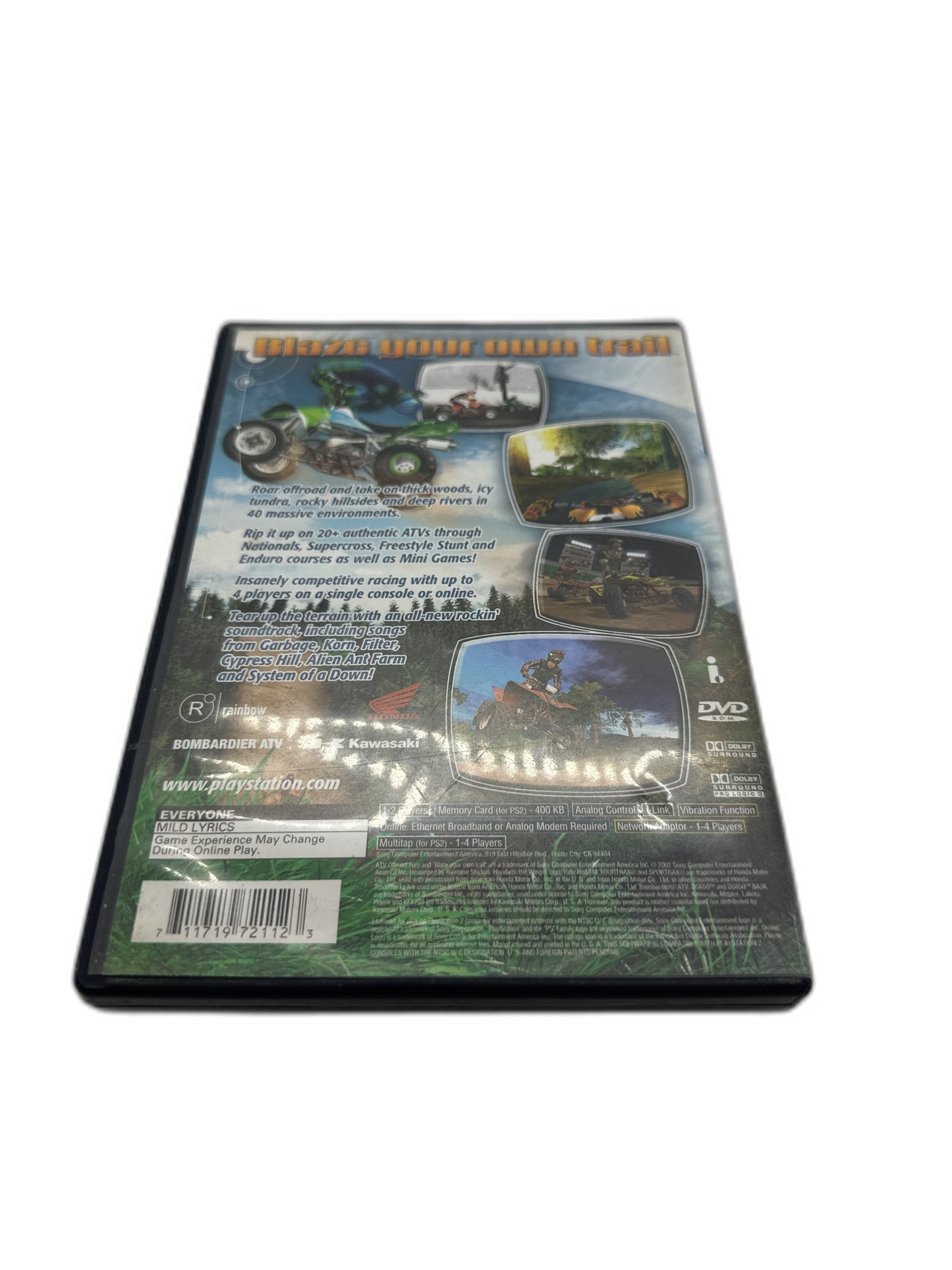 Sony PS2 Atv Offroad Fury 2 Tested