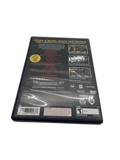 Sony PS2 Acdc Live Rockband Track Pack CIB Tested