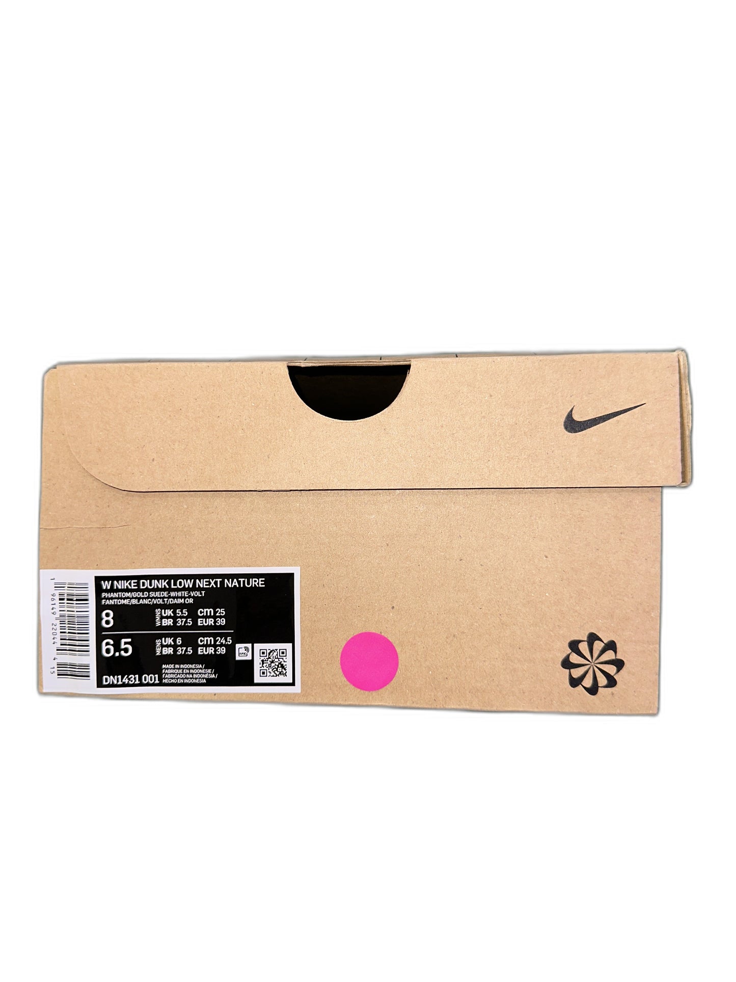 New Nike Dunk Low Next Nature Phantom Gold Sun Size 8 Womens DN1431001