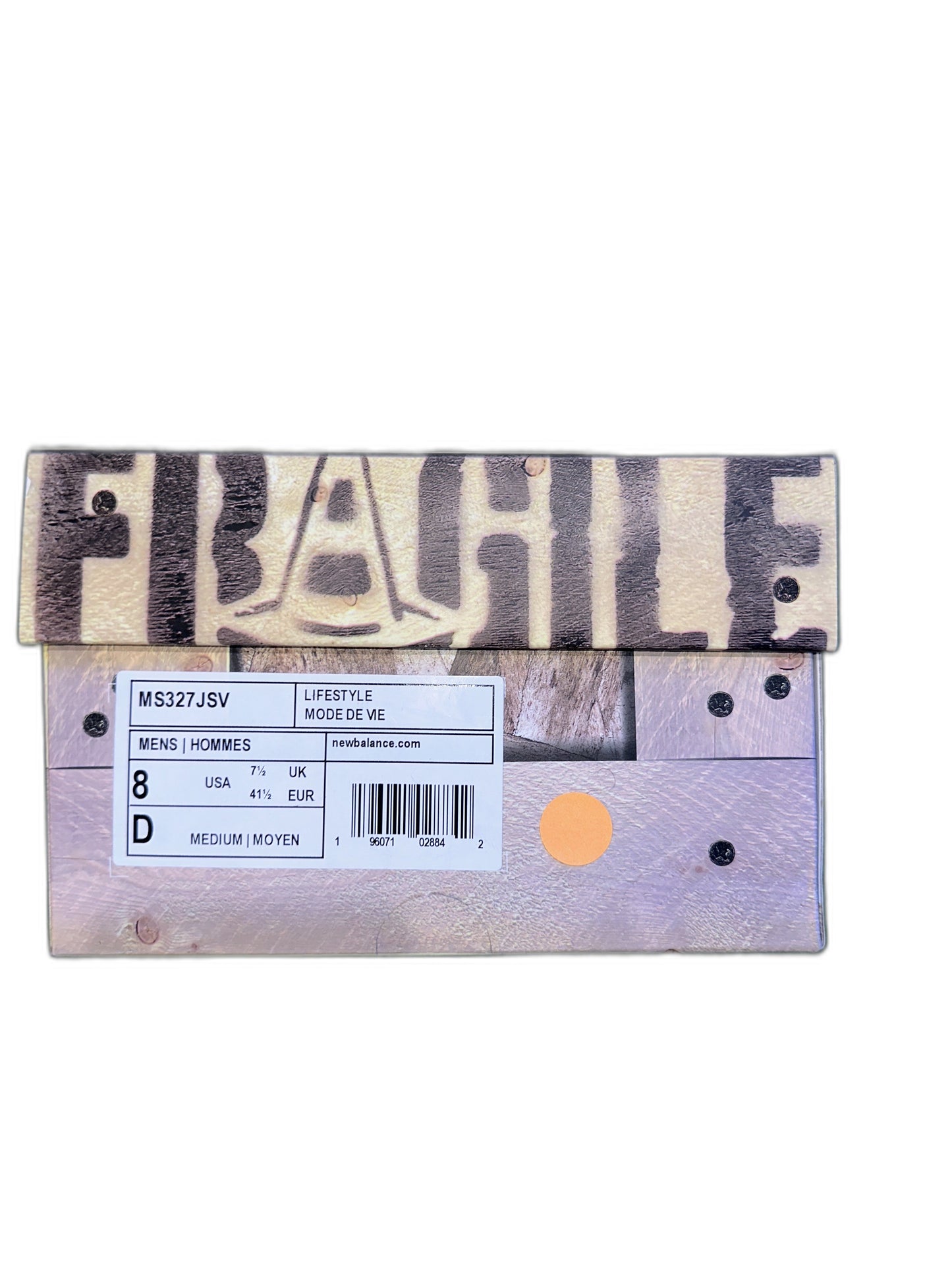 New Balance 327 Joshua Vides Size 8 Mens MS327JSV