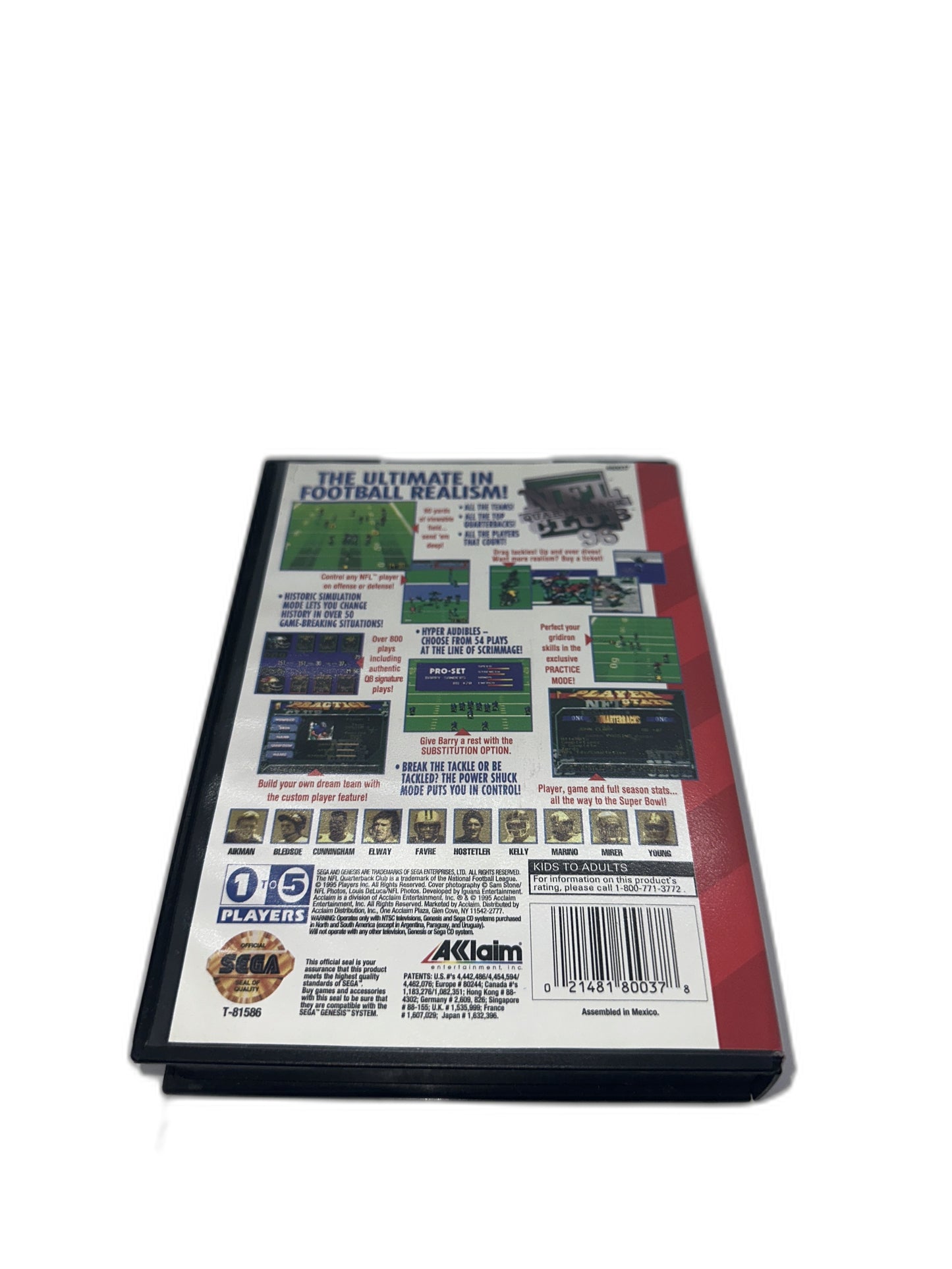 Sega Genesis Nfl Quarterback Club 96 CIB Tested