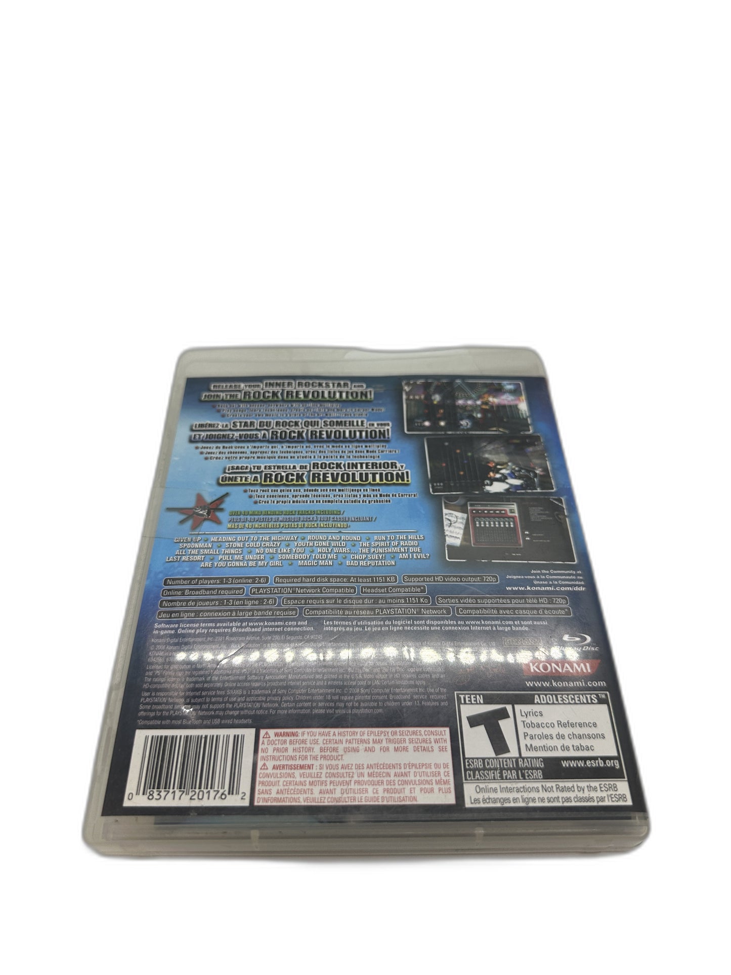 Sony PS3 Rock Revolution CIB Tested