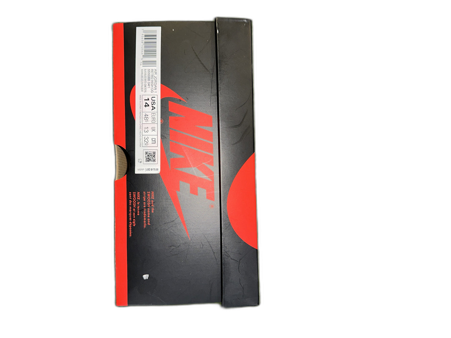 New Air Jordan 1 Royal Toe Size 14 Mens 555088041