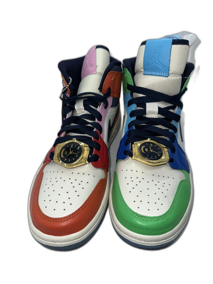 New Air Jordan 1 Mid Fearless Melody Ehsani Size 9 Womens CQ7629100