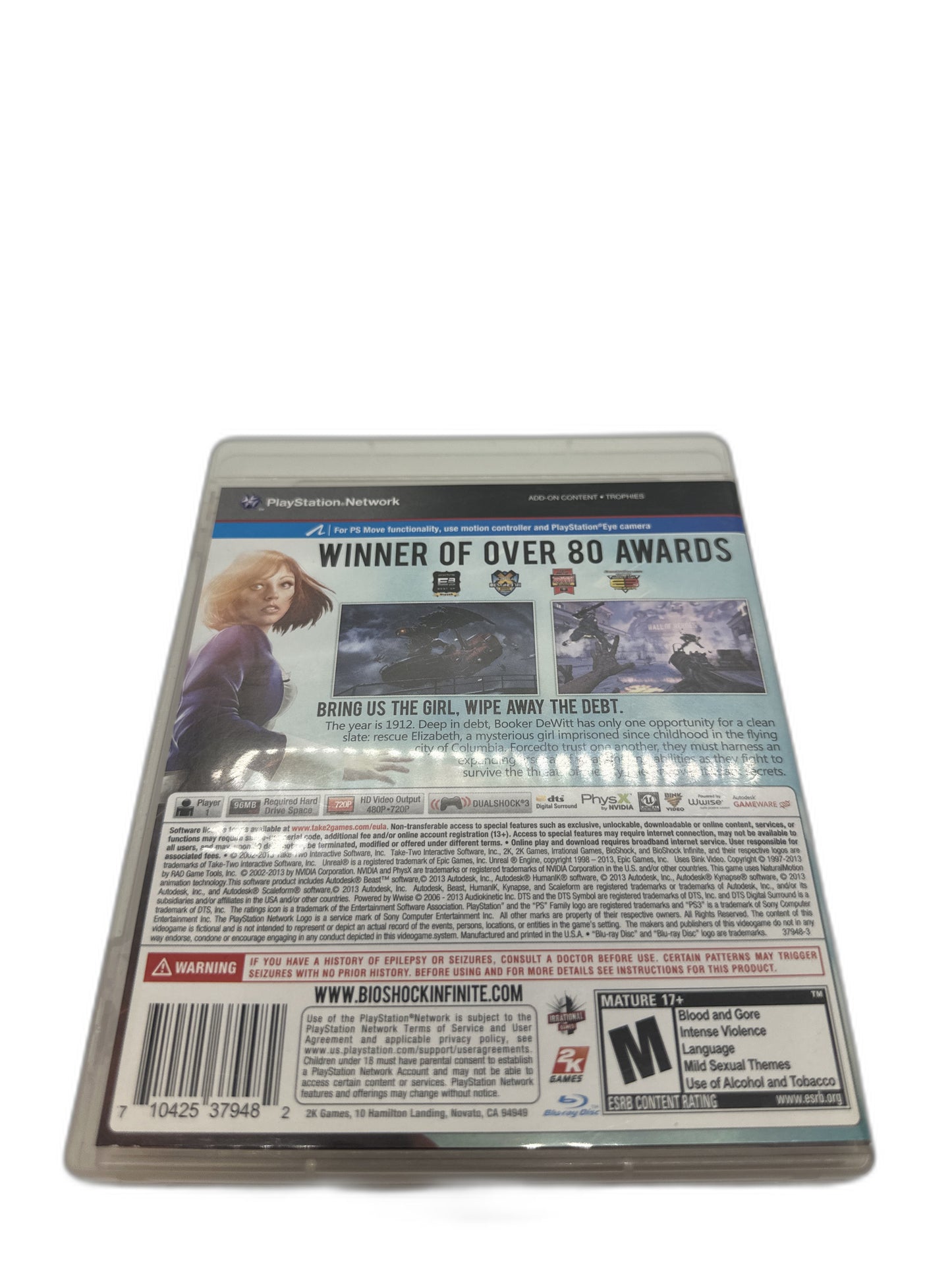 Sony PS3 Bioshock Infinite CIB Tested