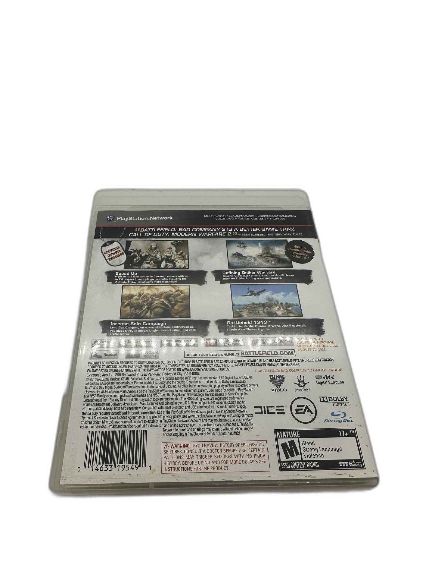 Sony PS3 Battlefield 2 Ultimate Edition CIB Tested