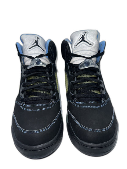 New Air Jordan 5 Retro Black/University Blue -2006 Size 12 Mens 314259041