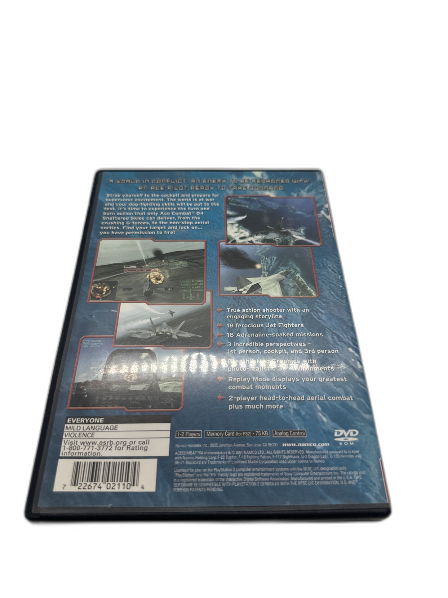 Sony PS2 Ace Combat 4 CIB Tested