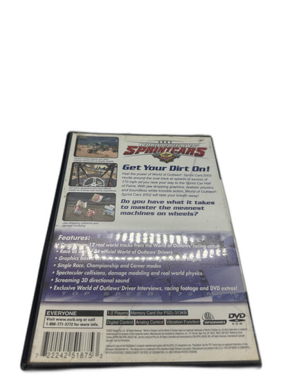 Sony PS2 World Of Outlaws Sprintcars 2 CIB Tested