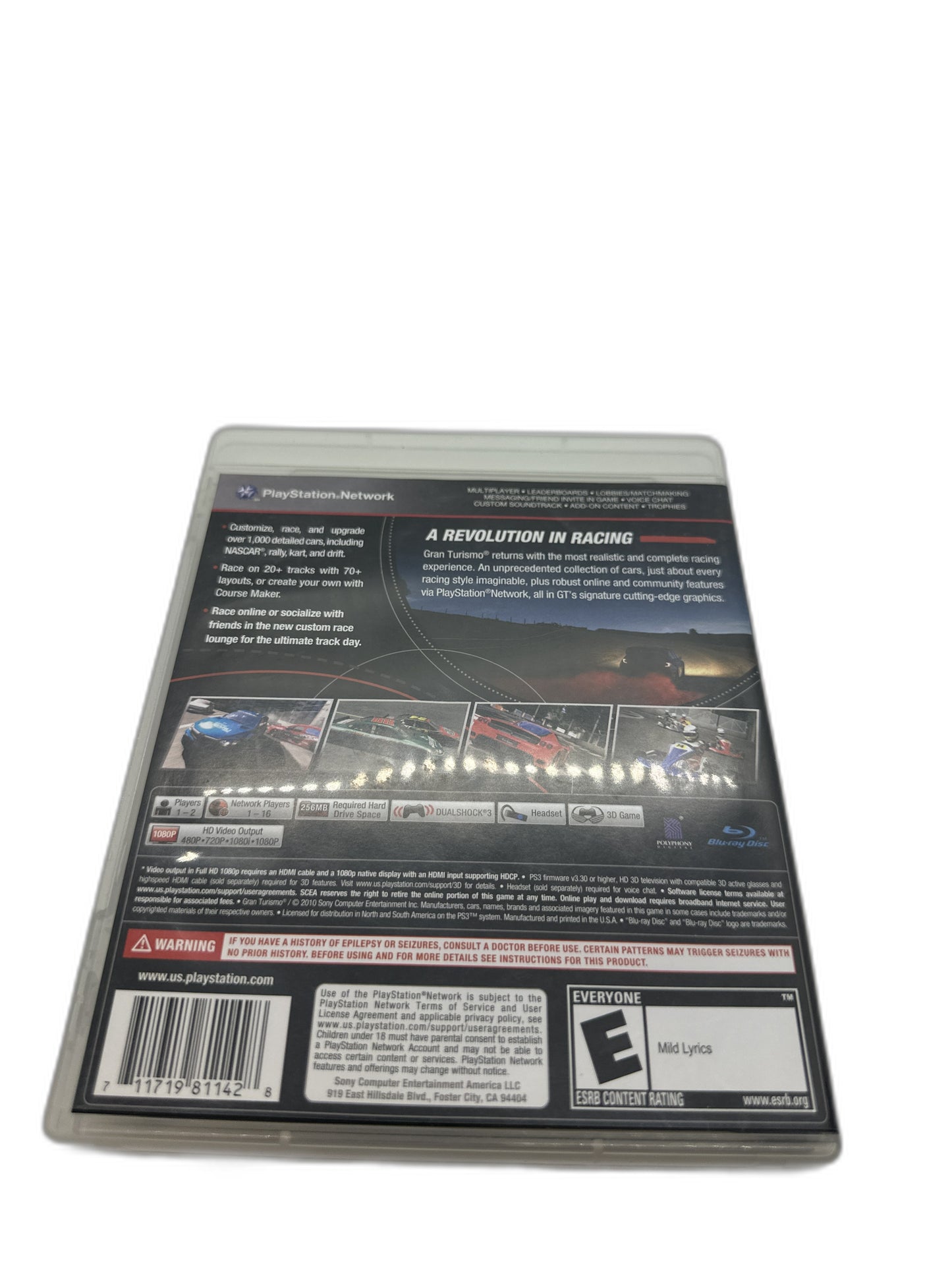 Sony PS3 Gran Turismo 5 CIB Tested