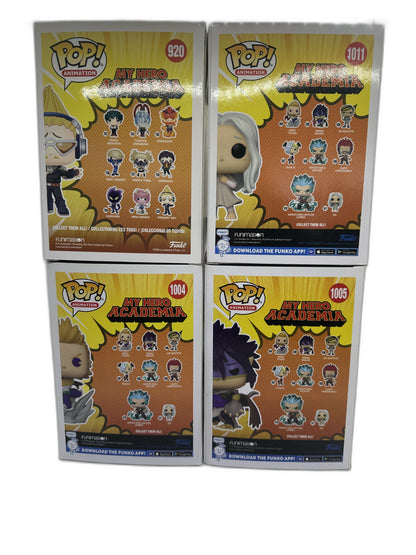 New Lot Of 4 Funko Pop Mirio Togata Tamaki Amajiki Present Mic Eri