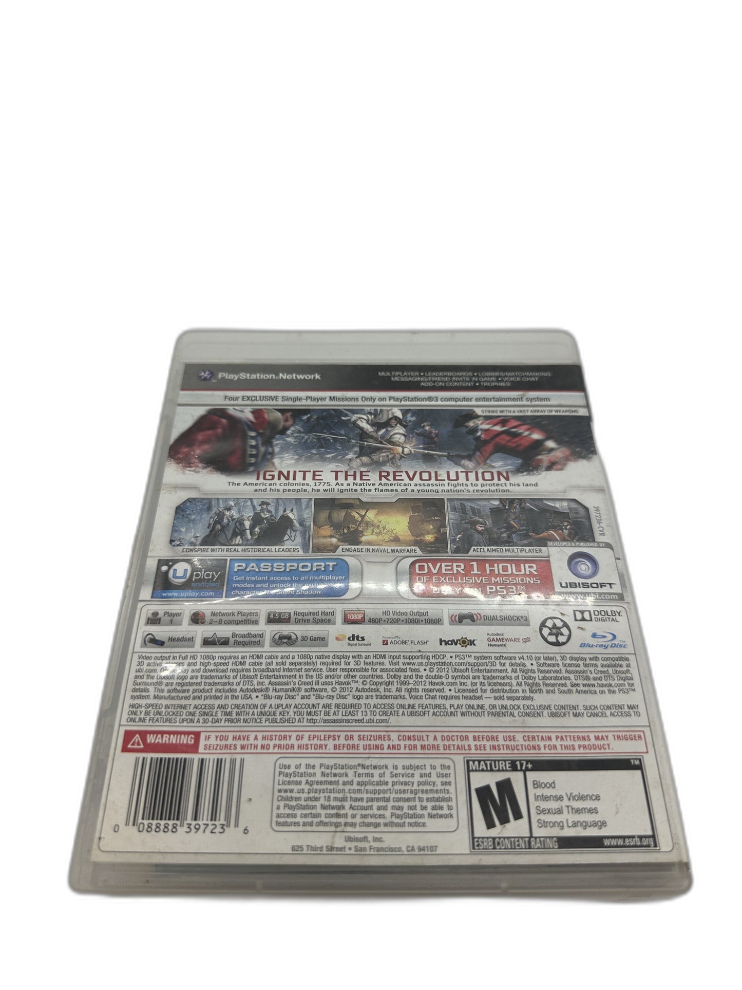 Sony PS3 Assasssins Creed 3 Tested