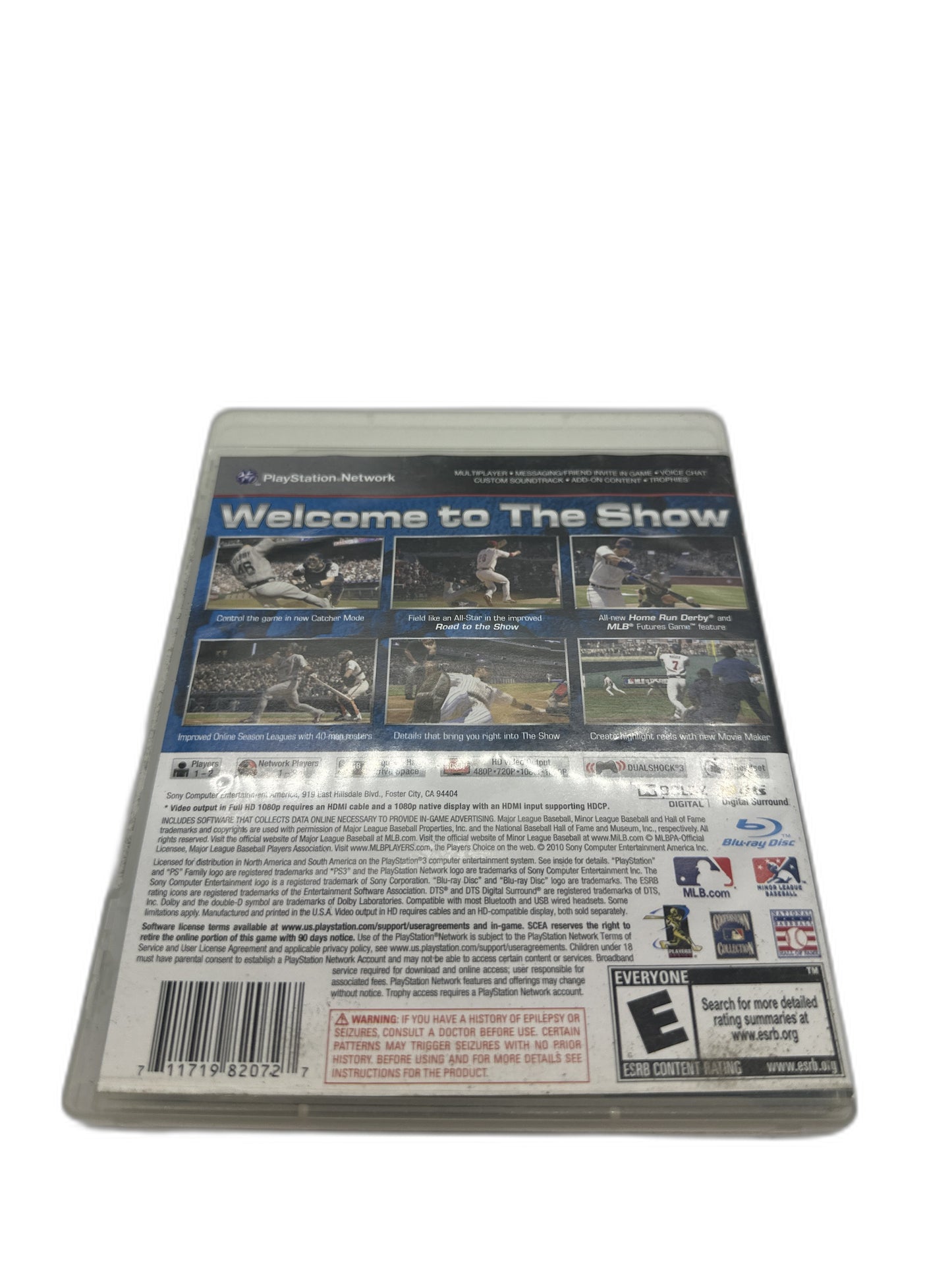 Sony PS3 Mlb The Show 10 CIB Tested