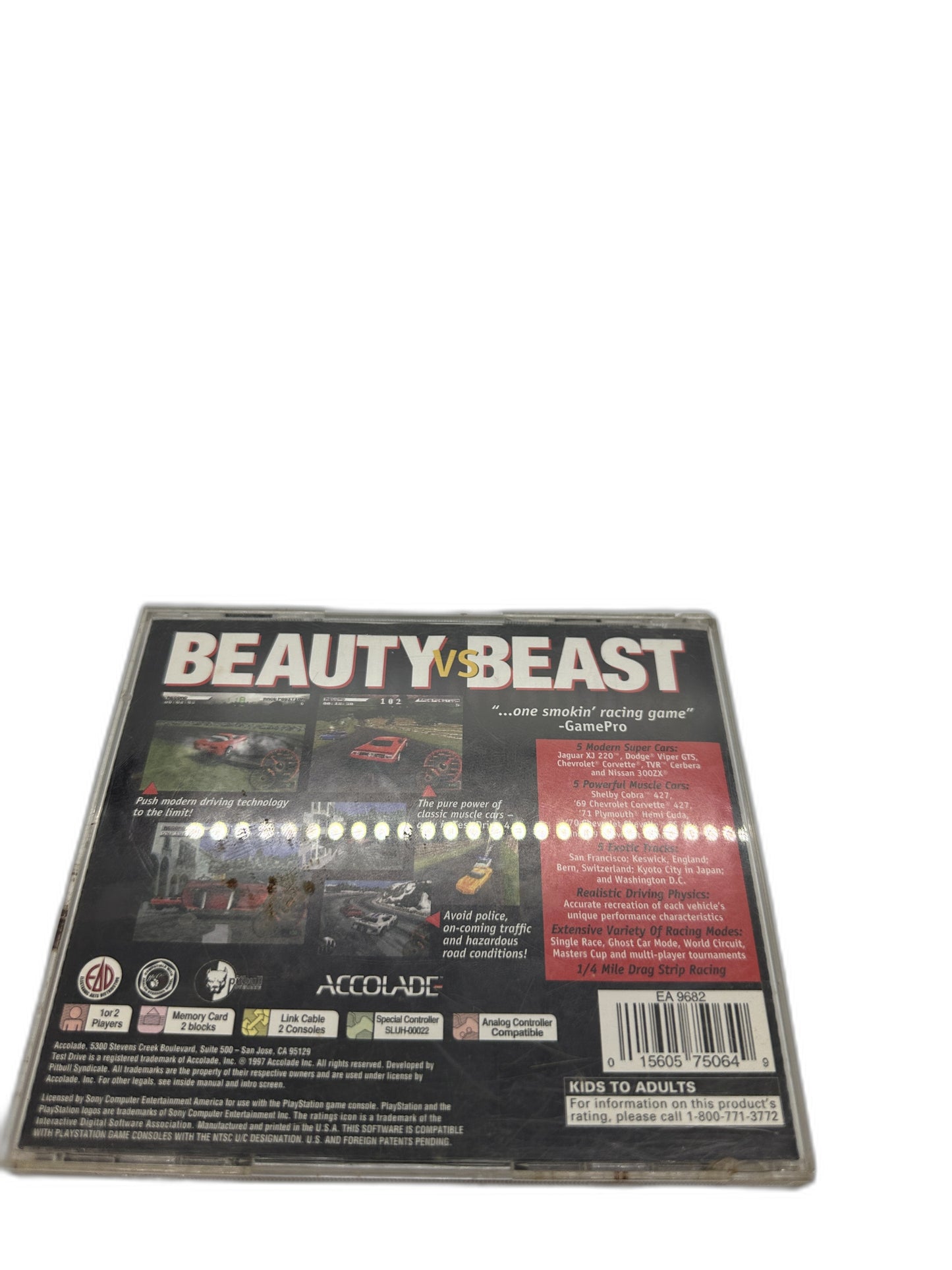 Sony PS1 Test Drive 4 CIB Tested