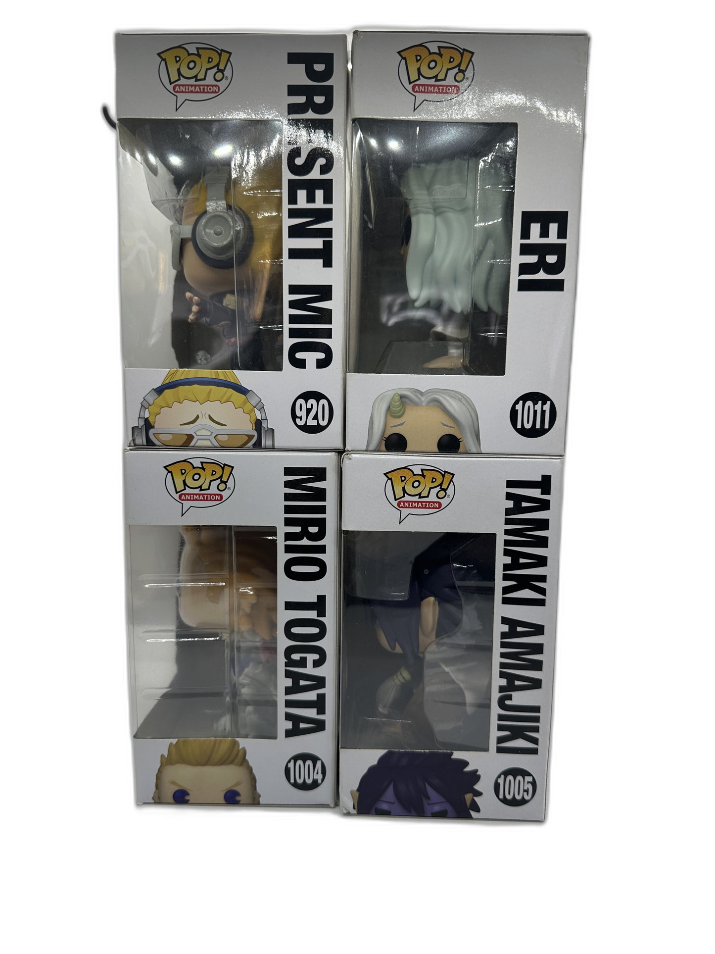 New Lot Of 4 Funko Pop Mirio Togata Tamaki Amajiki Present Mic Eri