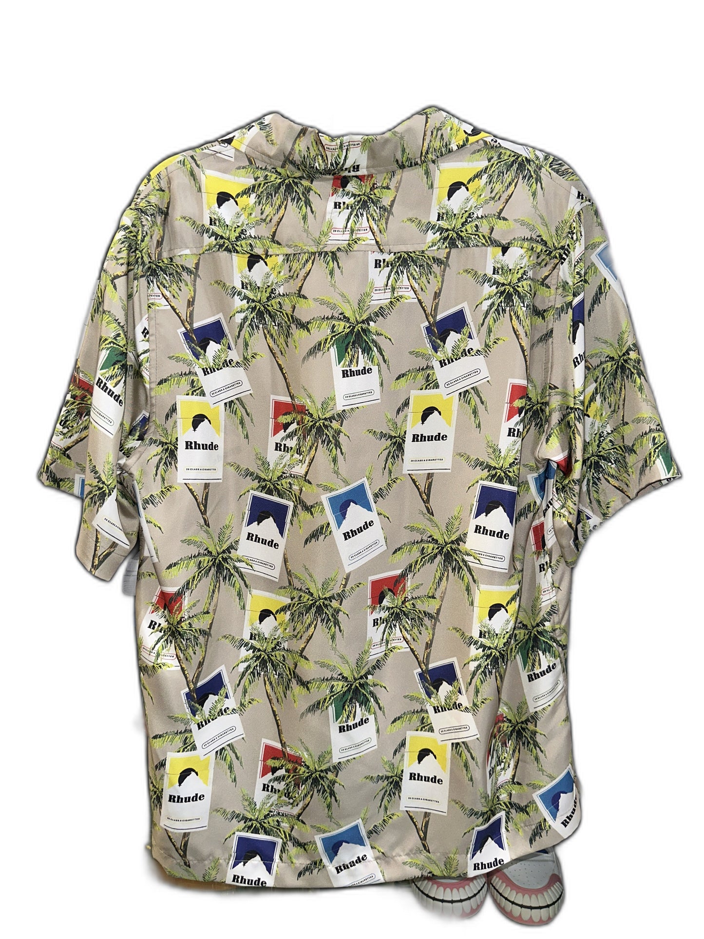 New Rhude Ciggarette Print Shirt Size M Mens