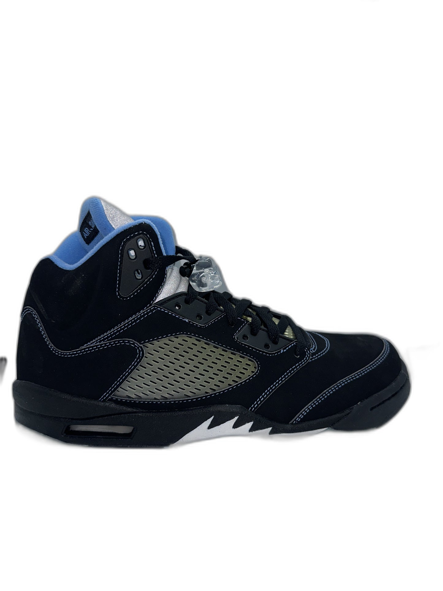 New Air Jordan 5 Retro Black/University Blue -2006 Size 12 Mens 314259041