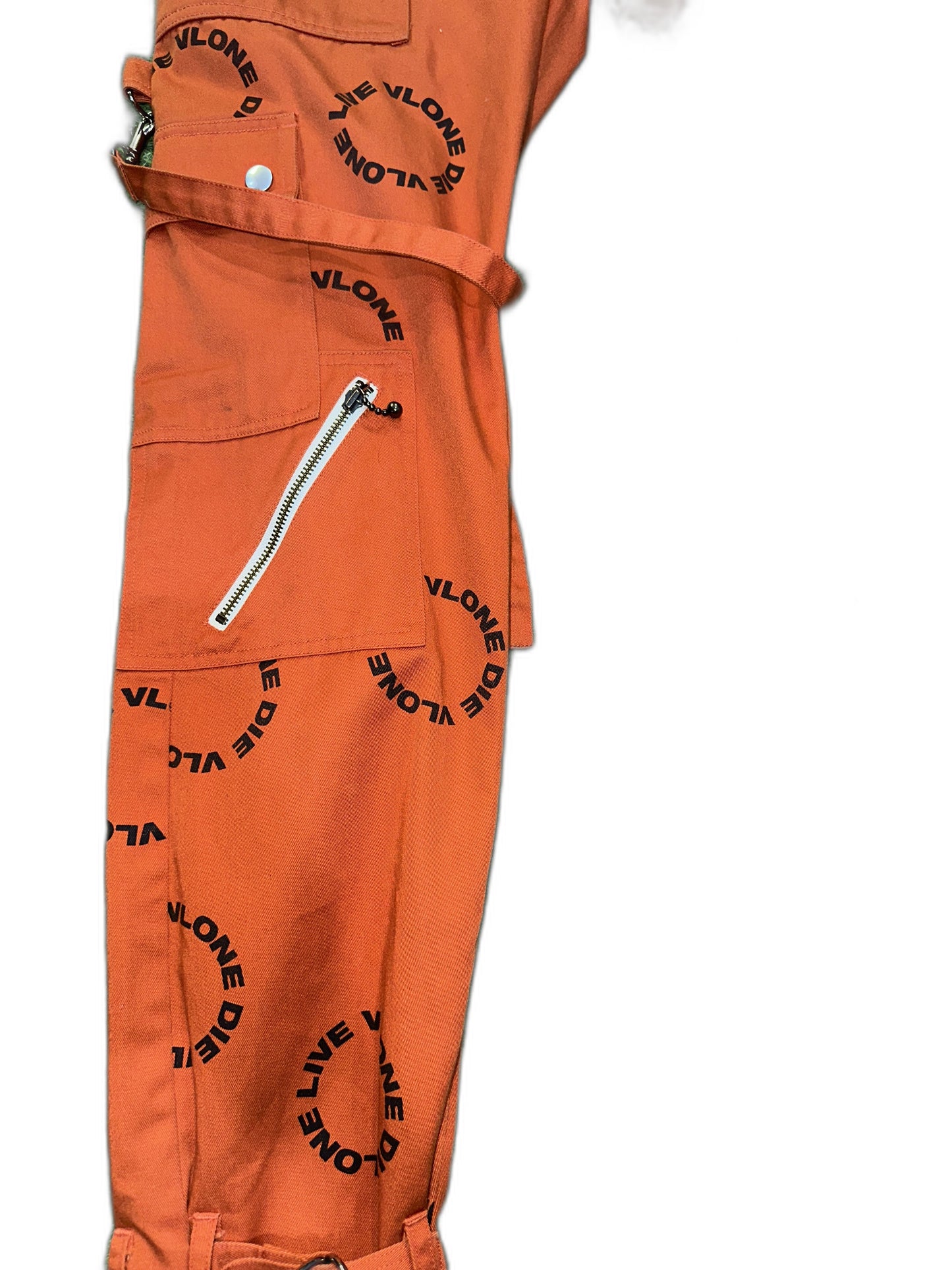 Vlone Bondage Pants Orange Size W34 Mens