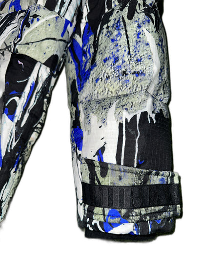 New Amiri Paint Splatter Puffer Size L Mens