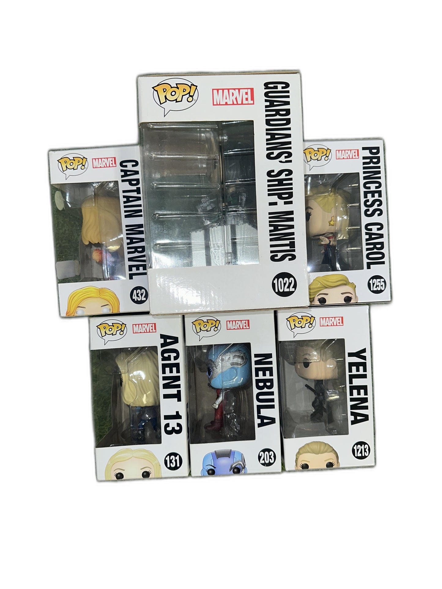 New Lot Of 6 Funko Pop Marvel Women #432 #1022 #1255 #131 #203 #1213