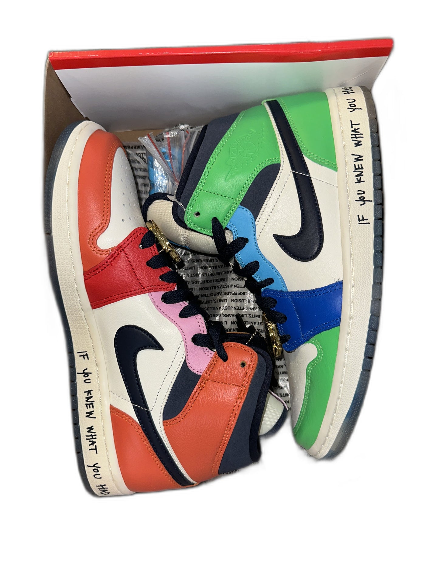 New Air Jordan 1 Mid Fearless Melody Ehsani Size 9 Womens CQ7629100
