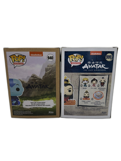 New Funko Pop Aang (Spirit) Glows In Dark + Fire Lord Ozai #940 #999
