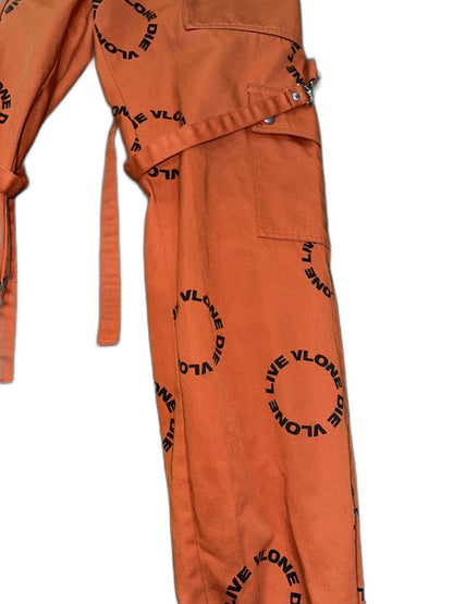 Vlone Bondage Pants Orange Size W34 Mens