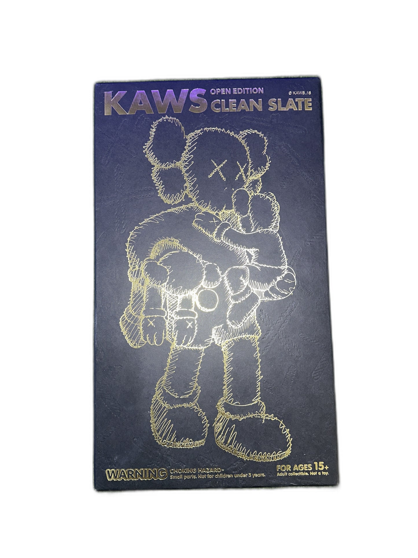 New Kaws Clean Slate Black