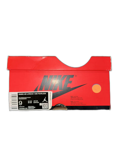 New Air Jordan 1 Mid Fearless Melody Ehsani Size 9 Womens CQ7629100