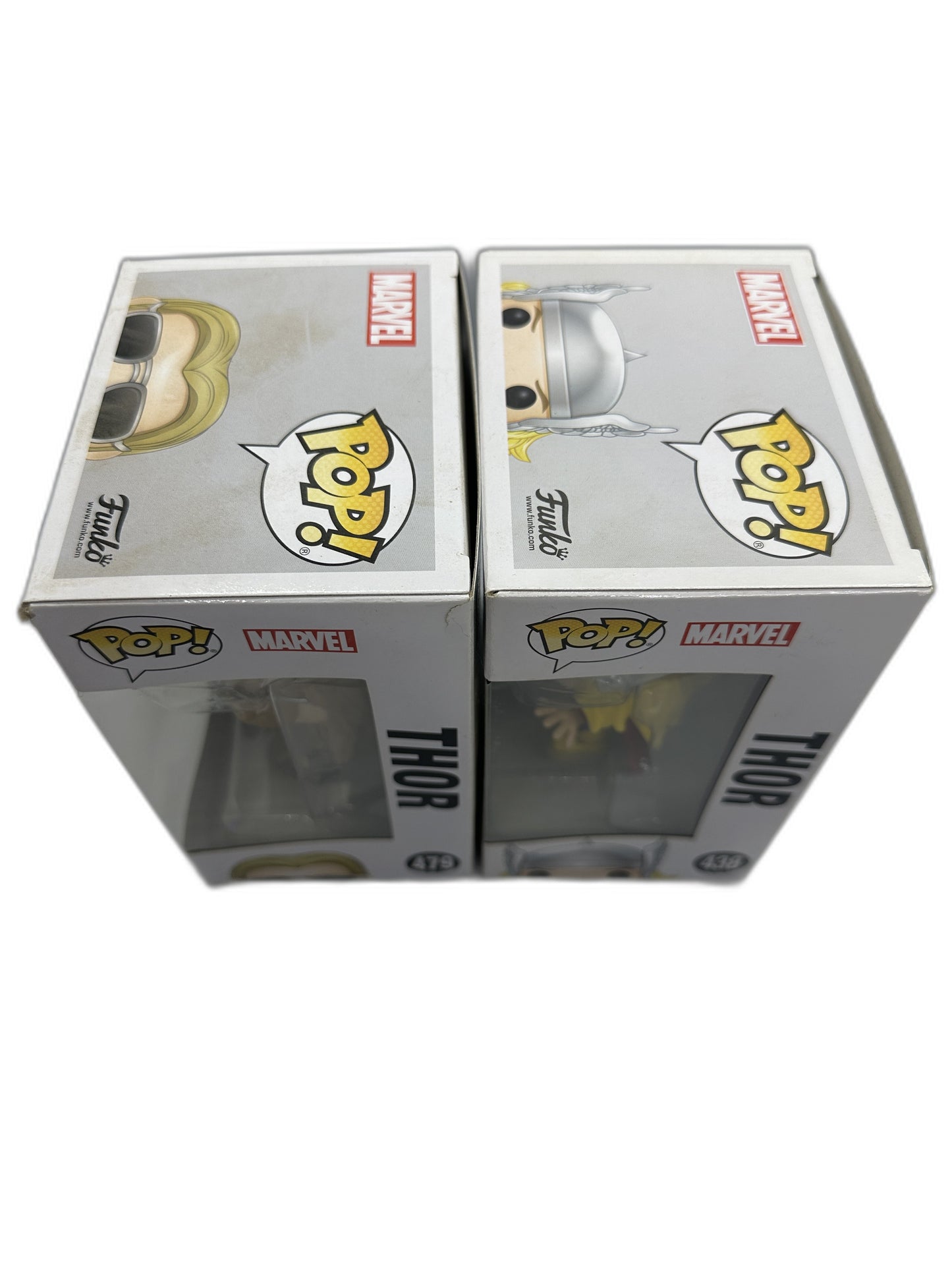 New Funko Pop Marvel Casual + Classic Thor Bundle #479 #438