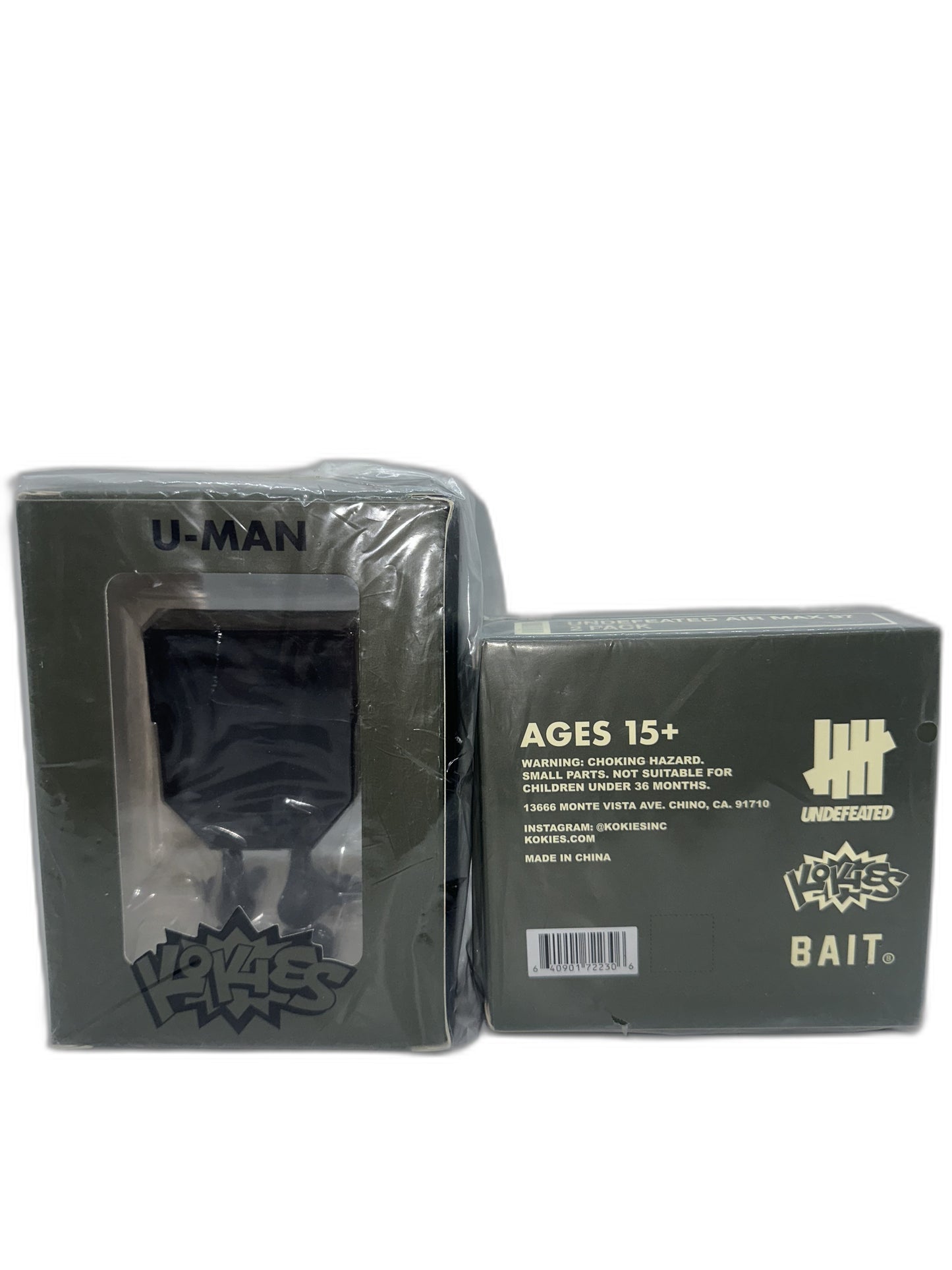 New Undefeated Nike Air Max 97 & Kokies U-Man Figures Set Sealed