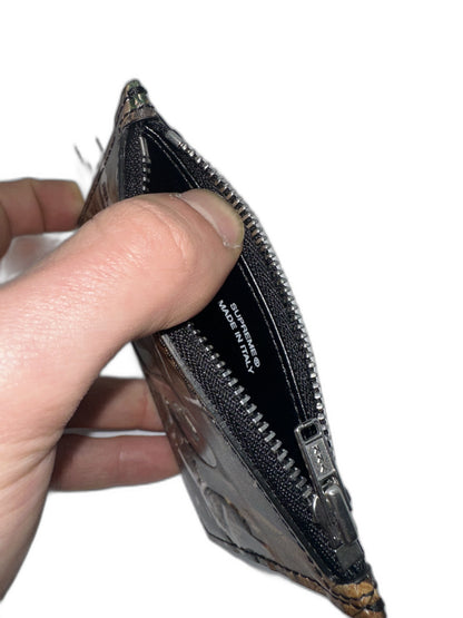 New Supreme Realtree Leather Zip Card Holder