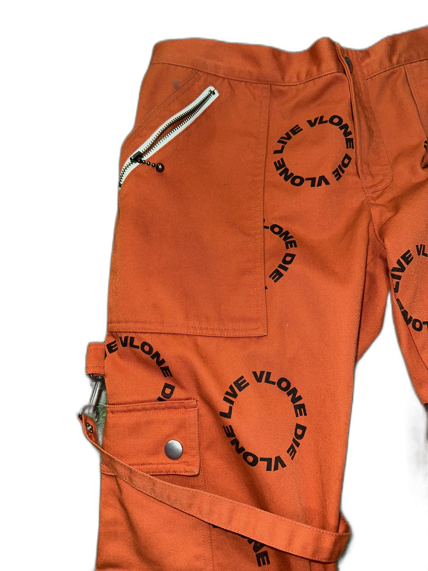 Vlone Bondage Pants Orange Size W34 Mens