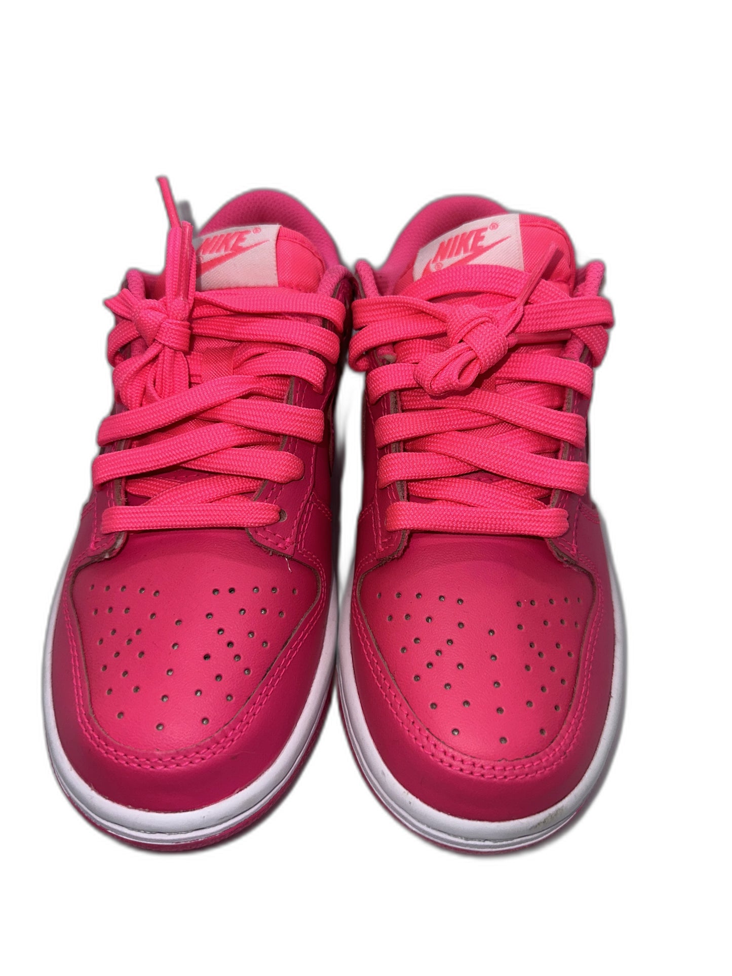 New Nike Dunk Hyper Pink Size 5 Womens DZ5196-600