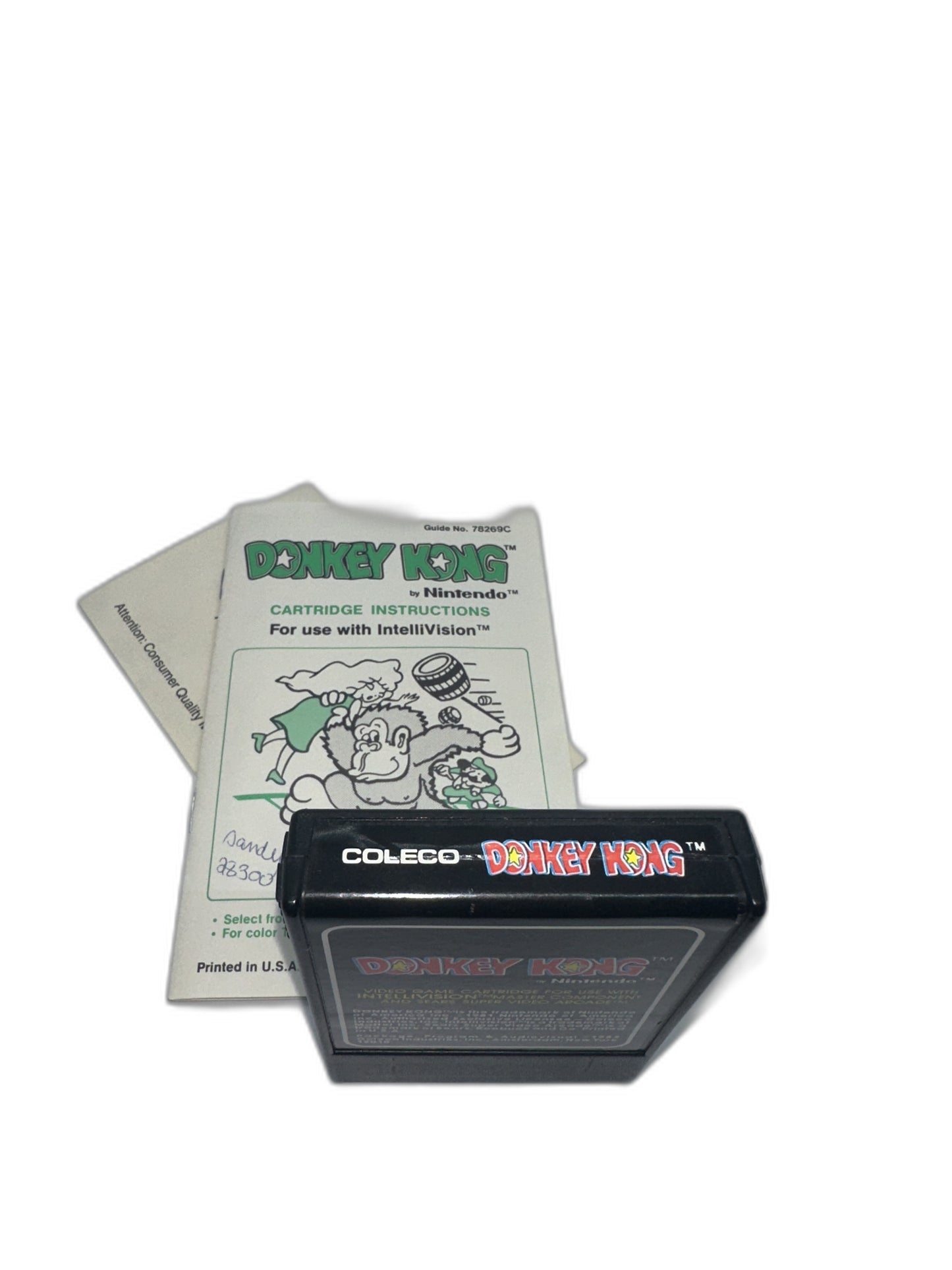 Mattel Intellivision Donkey Kong CIB Tested