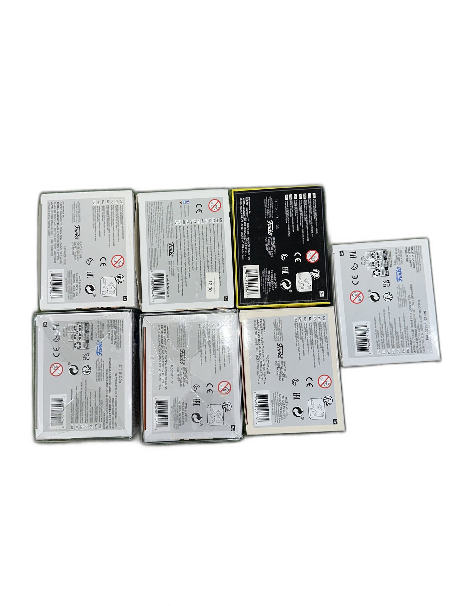 New Lot Of 7 Funko Pop Star Wars C3Po Han Boba Mandalorian Vader