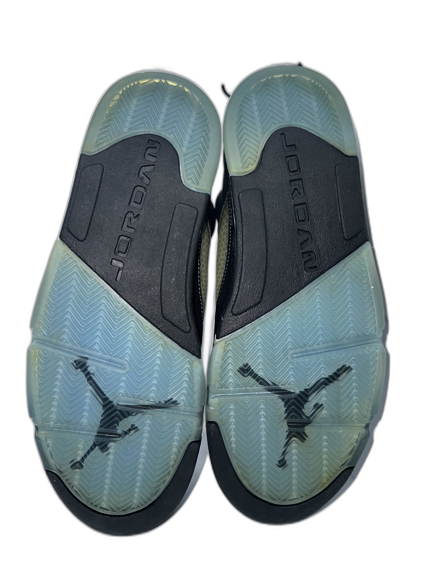 New Air Jordan 5 Retro Black/University Blue -2006 Size 12 Mens 314259041