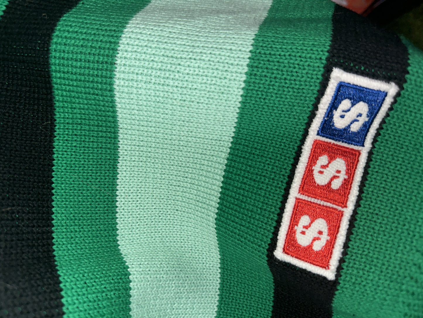 Supreme Green Usa Knitted Hoodie Size L Mens