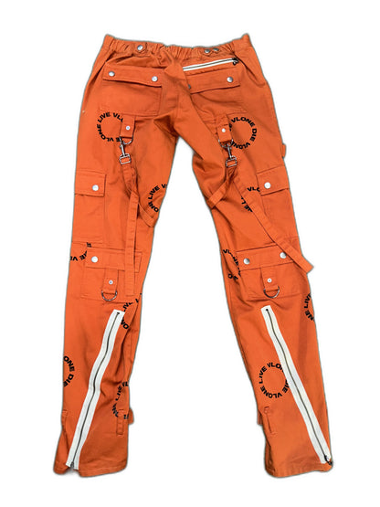 Vlone Bondage Pants Orange Size W34 Mens