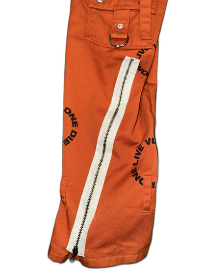 Vlone Bondage Pants Orange Size W34 Mens