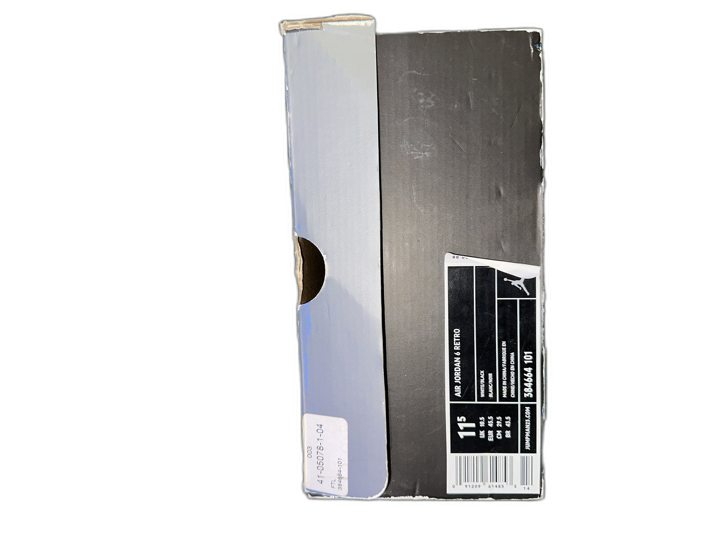 New Air Jordan 6 Retro Oreo -2006 Size 11.5 Mens 385664101